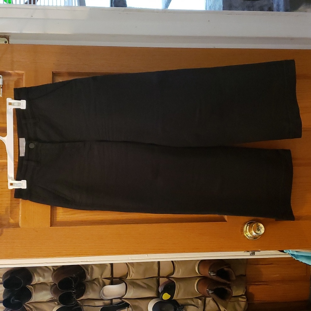Everlane Cropped Wide-Leg Pant Size 4 Black